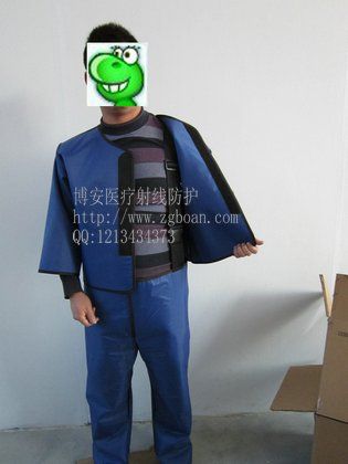 销售x&gamma;射线工业探伤连体式防护服 探伤防护服