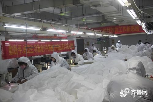 日产口罩5万个，隔离服6千套 郯城服装企业转产助力战疫